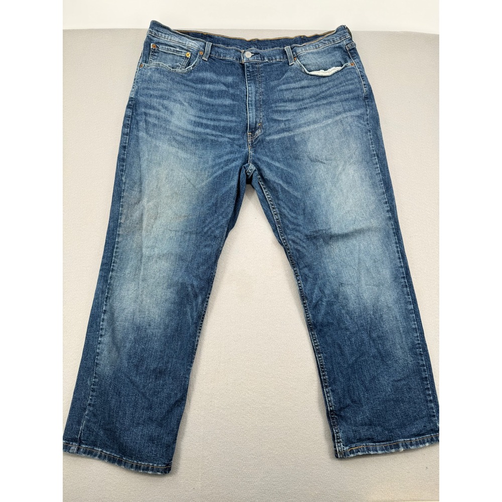 Levis 559 Relaxed Straight Jeans Mens 44x29 (44x28) Blue Denim Medium Wash